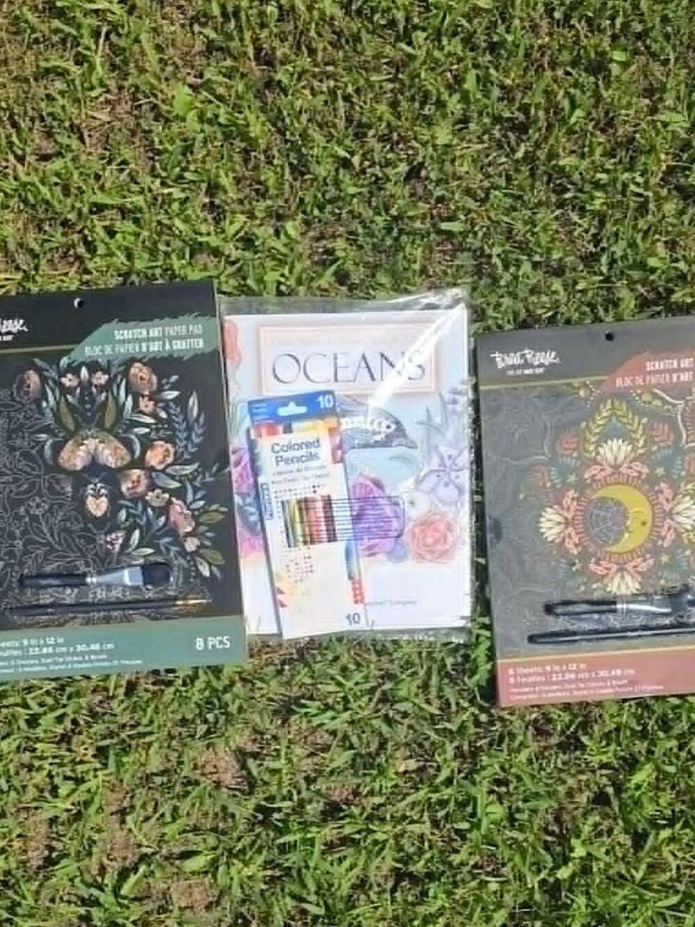 ✨ Creative Art Bundle – Rare Scratch Pads + Coloring Book Set